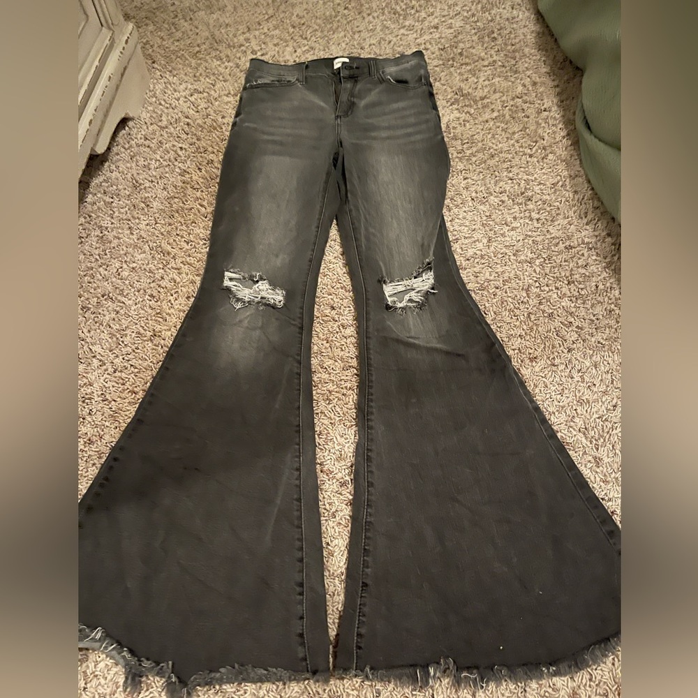 Flare jeans very flattering